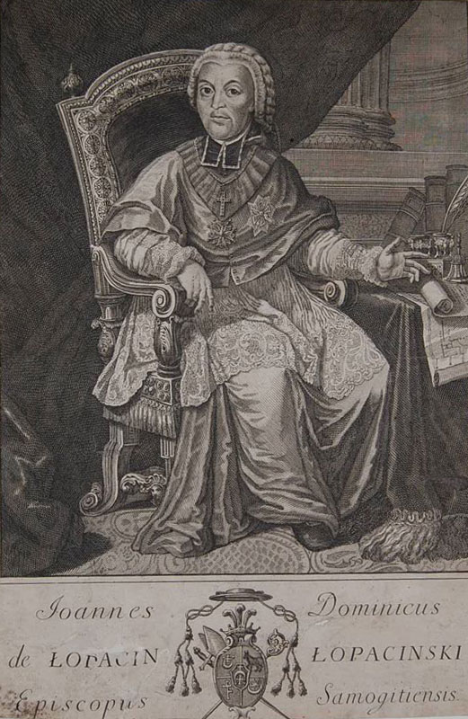 Žemaičių vyskupo Jono Dominyko Lopacinskio portretas
