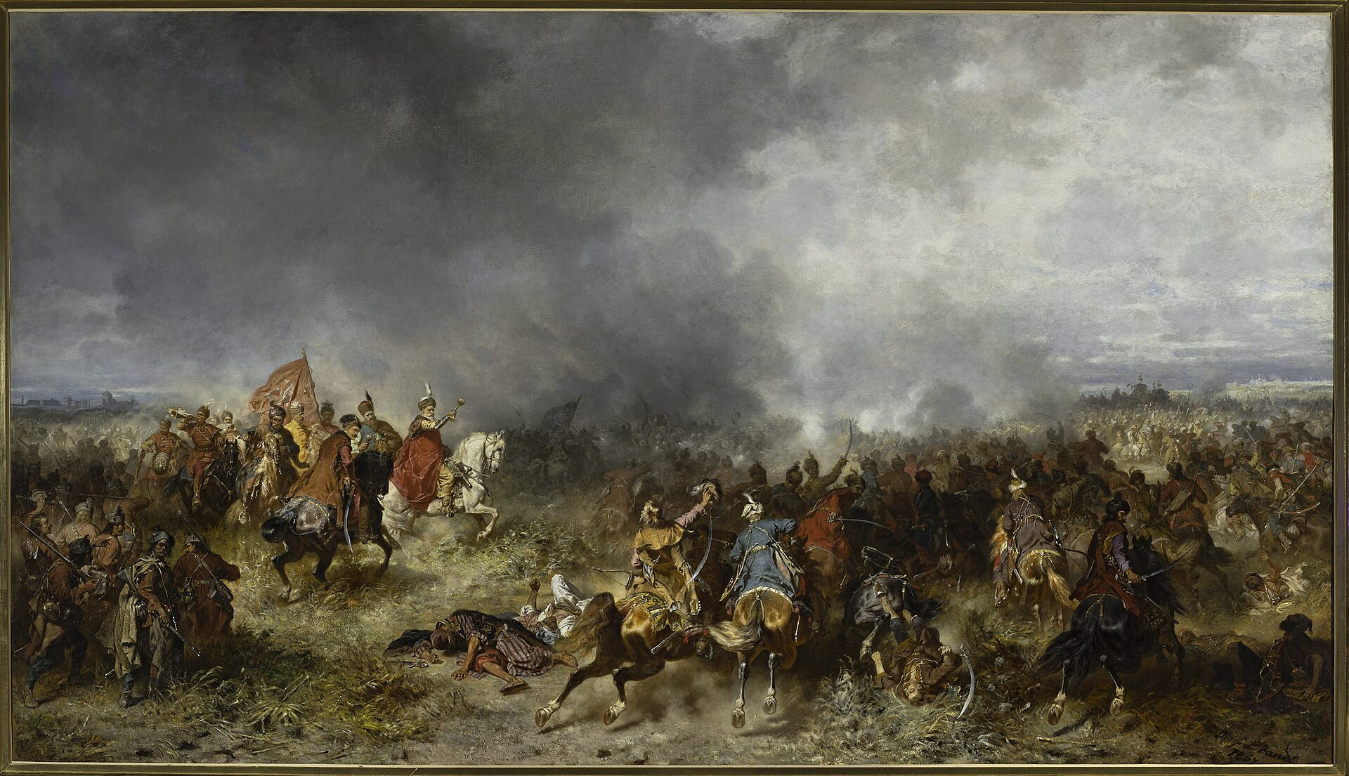 Józefo Brandto paveikslas „Chodkevičius prie Chotino“, 1867 m.