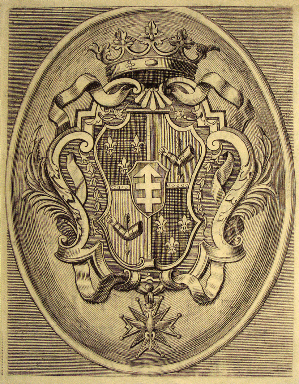 Sapiegų herbo raižinys