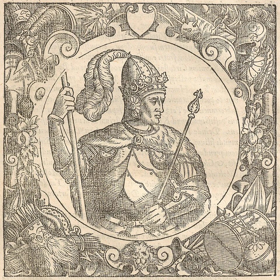 Vytautas Didysis. Vėlesnis istorinis atvaizdas, 1578 m.