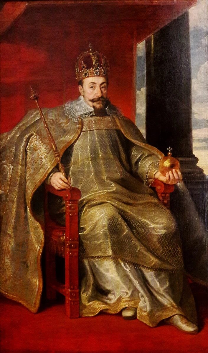 Zigmantas Vaza. Istorinis atvaizdas, apie 1624 m.