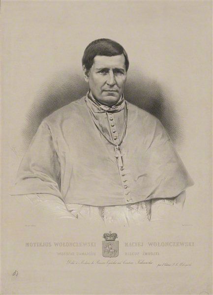 Valančiaus litografinis portretas, 1857